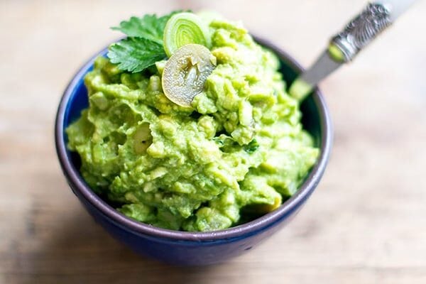 Jalapeno Guacamole With Leeks & Cilantro