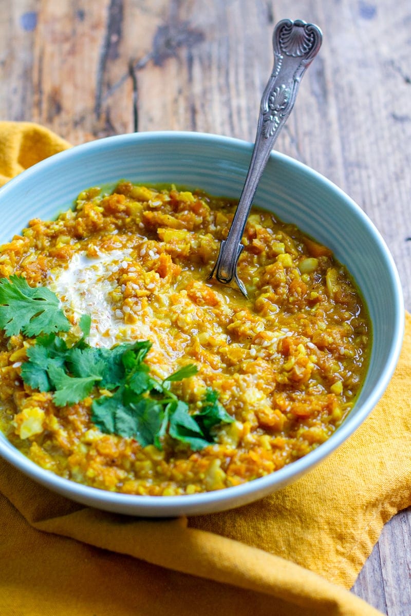 Pumpkin Cauliflower Dal Paleo Whole30