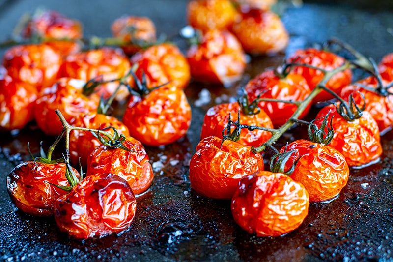 Roasted balsamic tomatoes