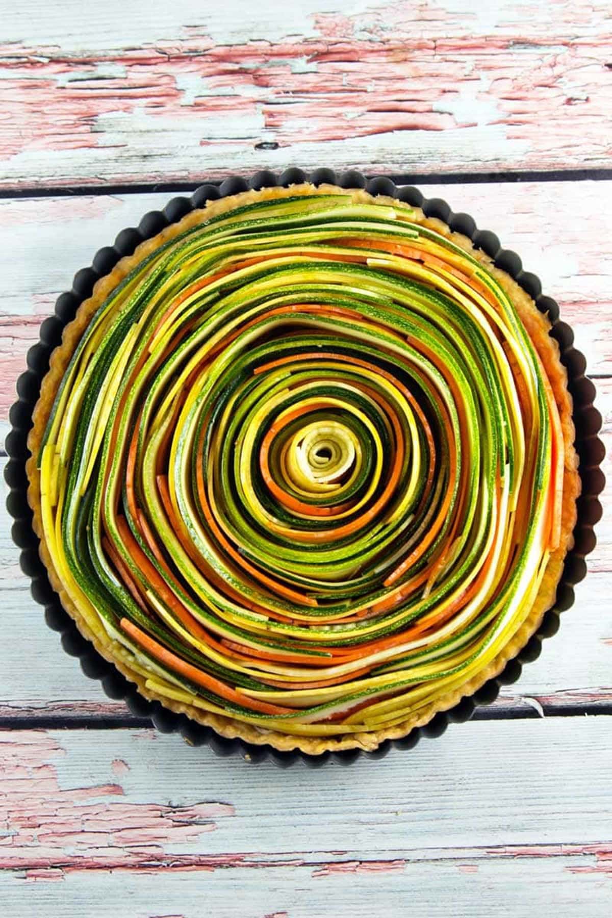 Spiral Vegetable Tart