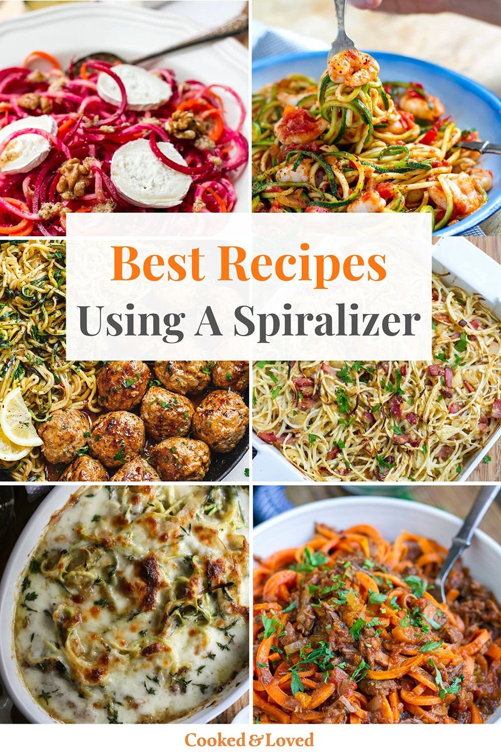 25 Spiralizer Recipes That Are Healthy & Delicious