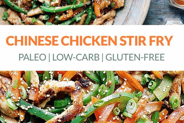 Chinese Crispy Shredded Chicken With Bell Peppers Stir Fry