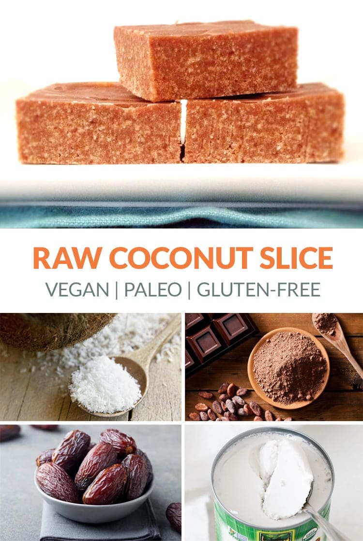 Shredded Coconut Slice (Vegan, Paleo, Gluten-free)