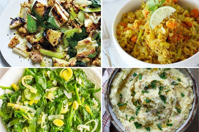 Leek side dishes