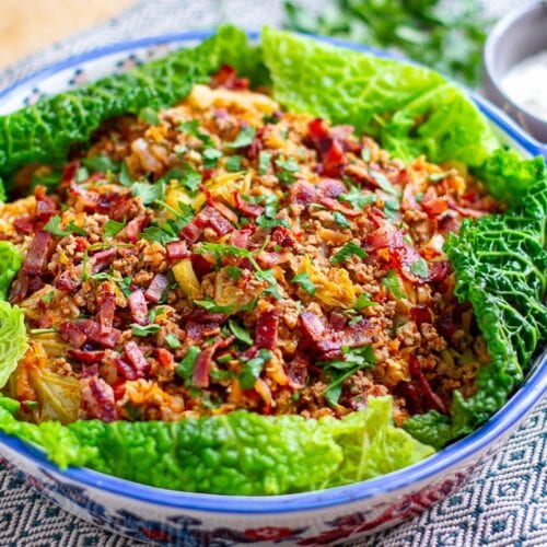Unstuffed cabbage rolls.