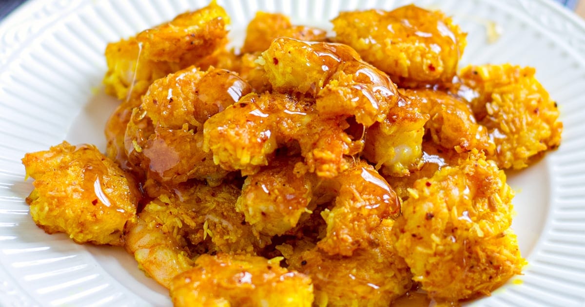 Gluten-Free Coconut Shrimp With Lemon Glaze