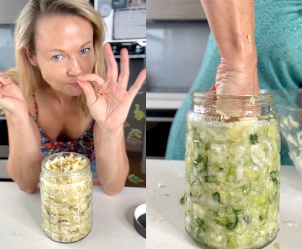 Easy sauerkraut recipe at home with Irena.