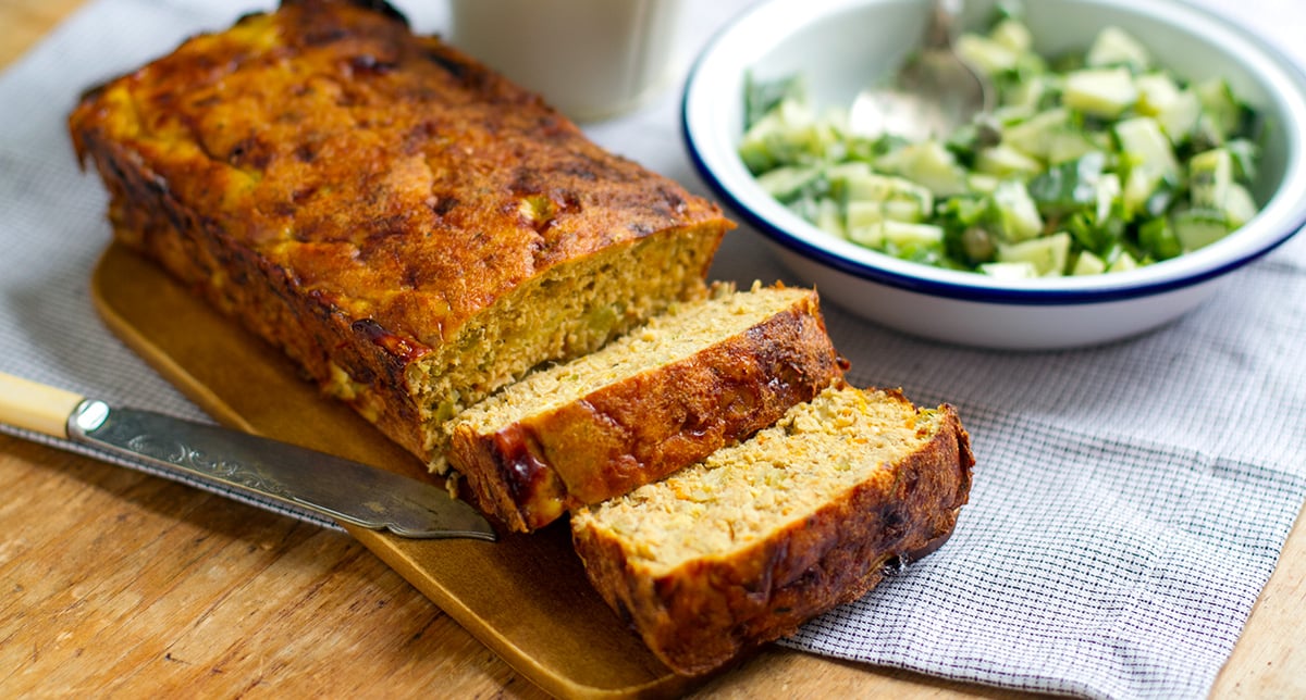 Salmon Loaf With Cucumber Salad (Paleo, Whole30, LowCarb)