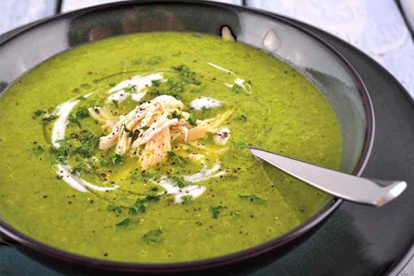 Paleo spinach soup