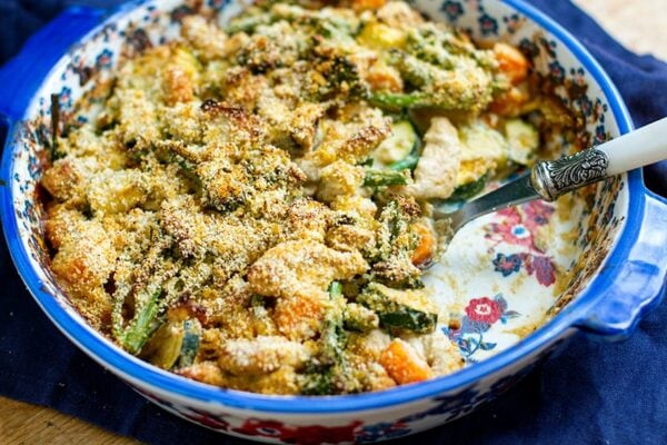 Creamy Paleo Turkey & Broccoli Casserole (Divan Style)