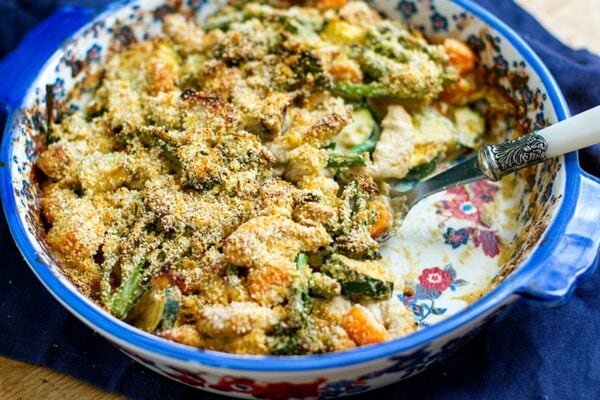 Creamy Paleo Turkey & Broccoli Casserole (Divan Style)