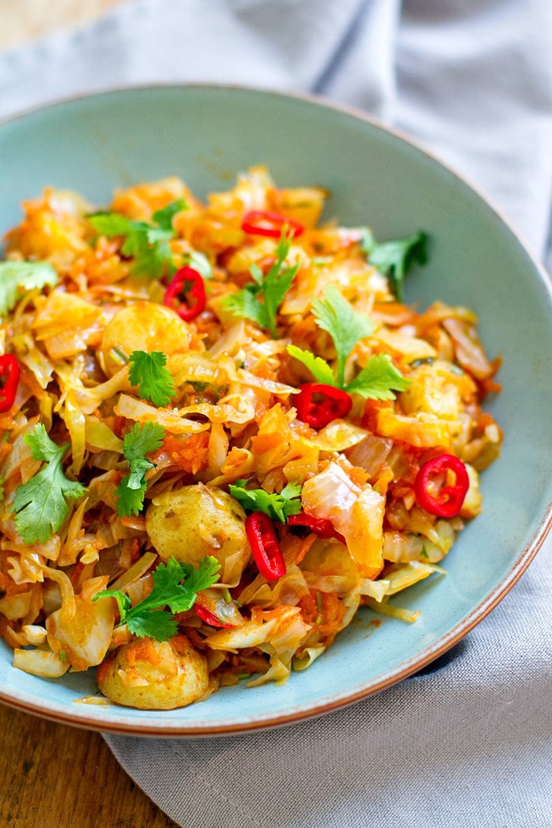 Cabbage And Potatoes Recipe.