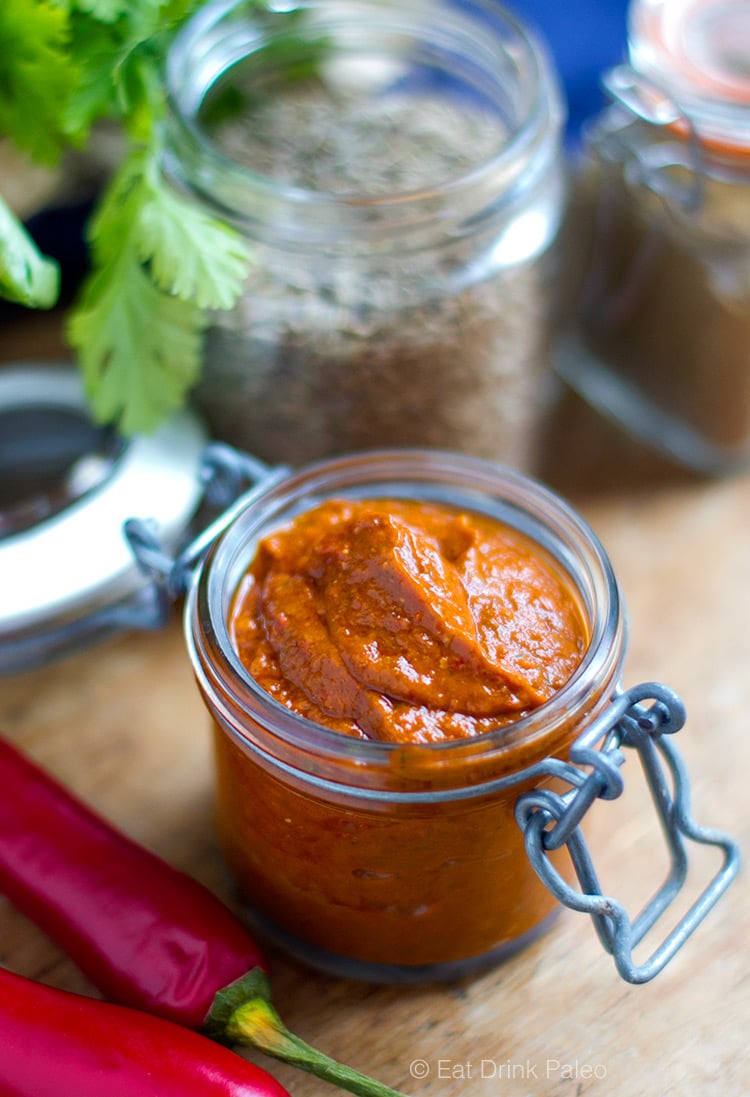 Quick & Easy Homemade Harissa (Paleo, Vegan, Whole30, Keto)