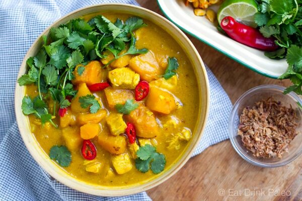 pumpkin chicken curry