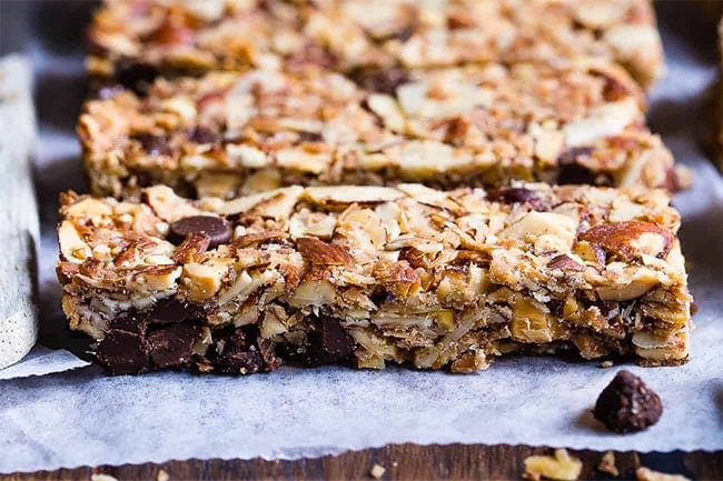 Keto Granola Bars (Paleo friendly)