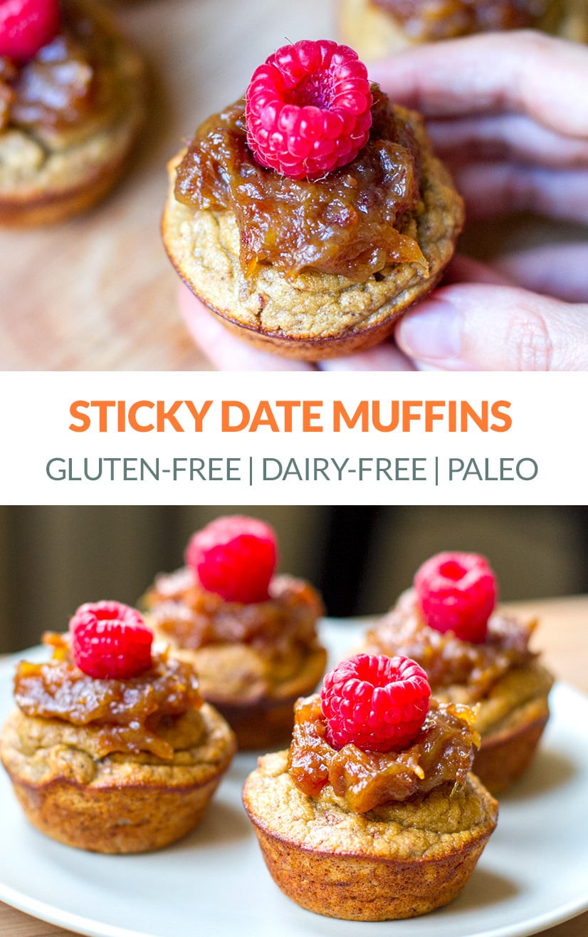 Sticky Date Muffins (Paleo, Gluten-Free)