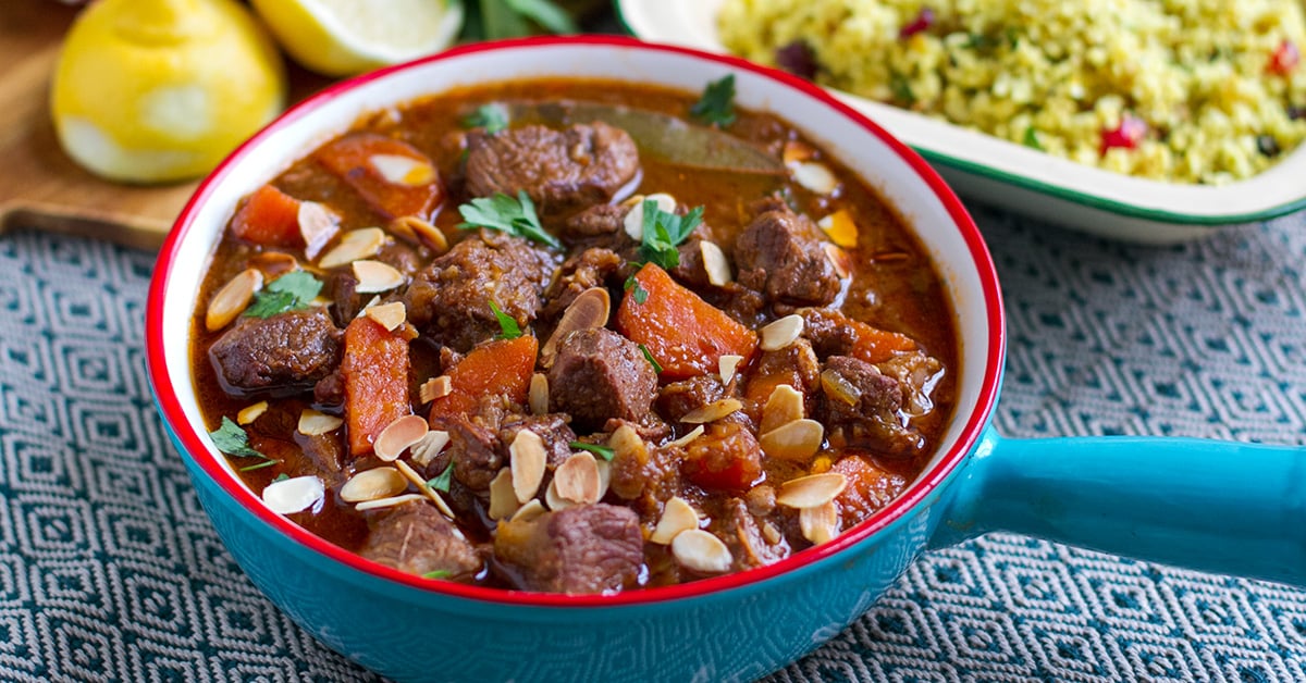 Moroccan Lamb Casserole (Slow Cooker)