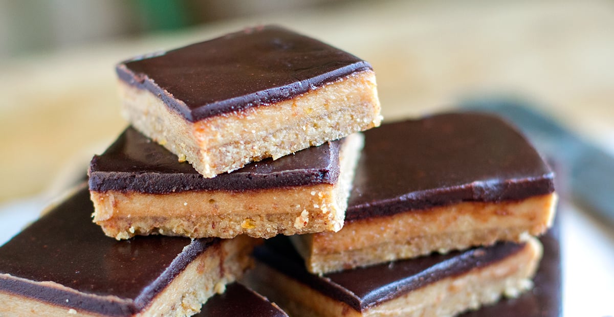 Chocolate Caramel Slice (Paleo, No-Bake)
