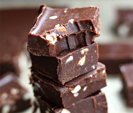 homemade paleo fudge