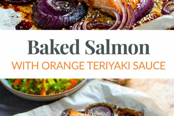 Baked Salmon With Orange Teriyaki Sauce