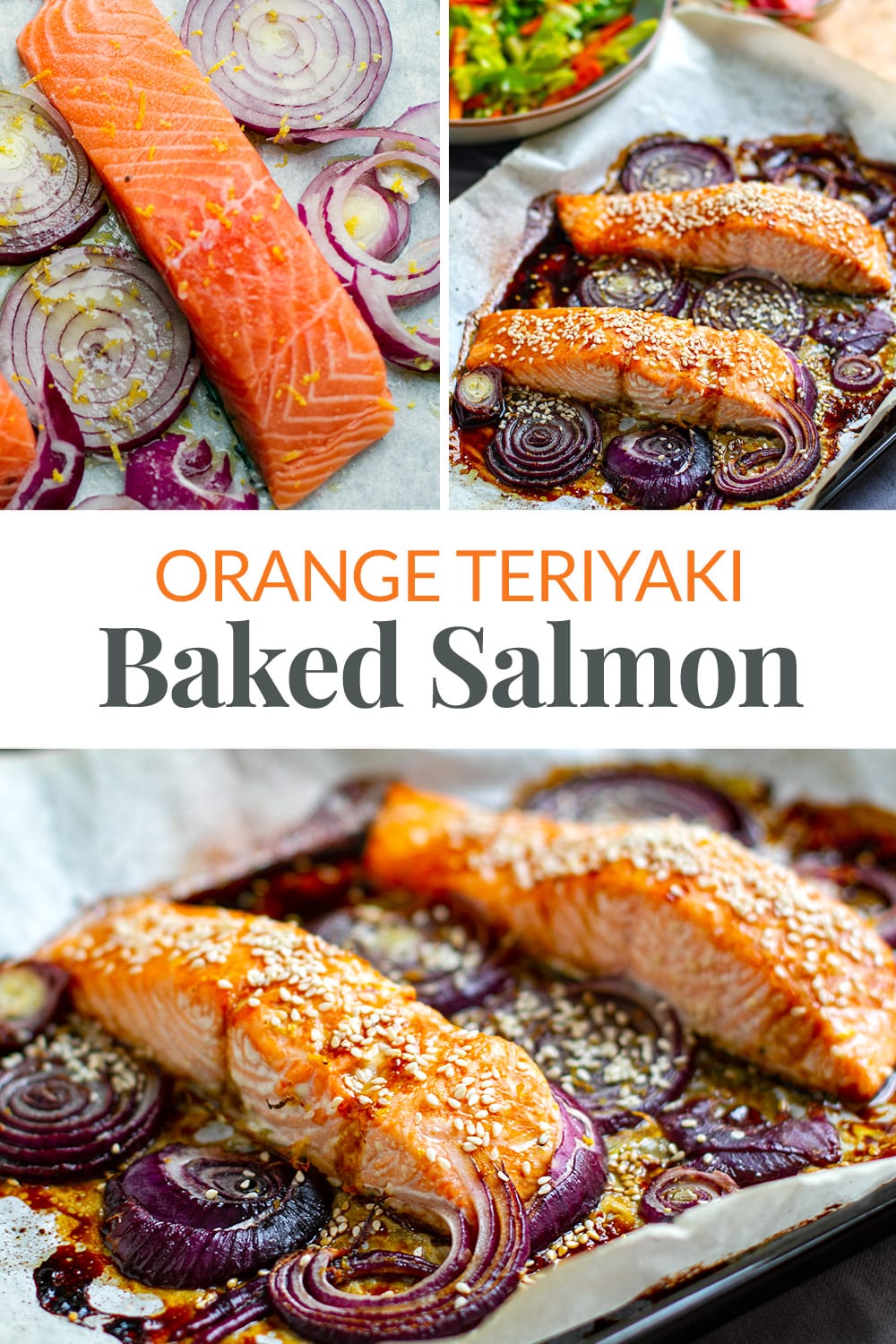 Orange Teriyaki Baked Salmon