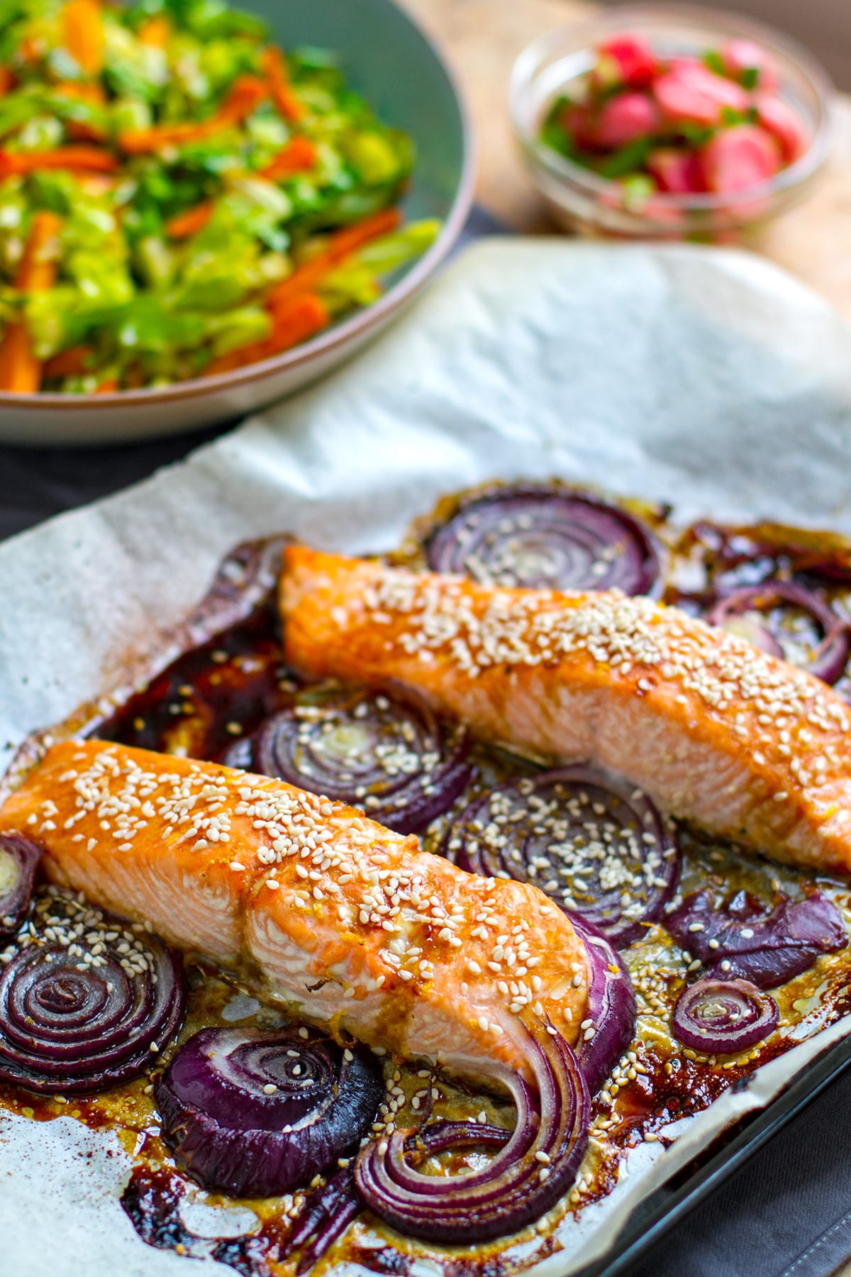 Paleo Orange Teriyaki Salmon 