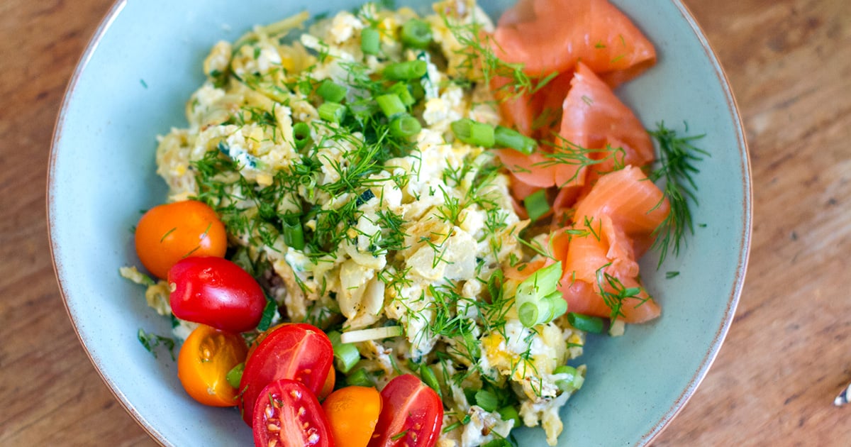 Scrambled Eggs With Zucchini