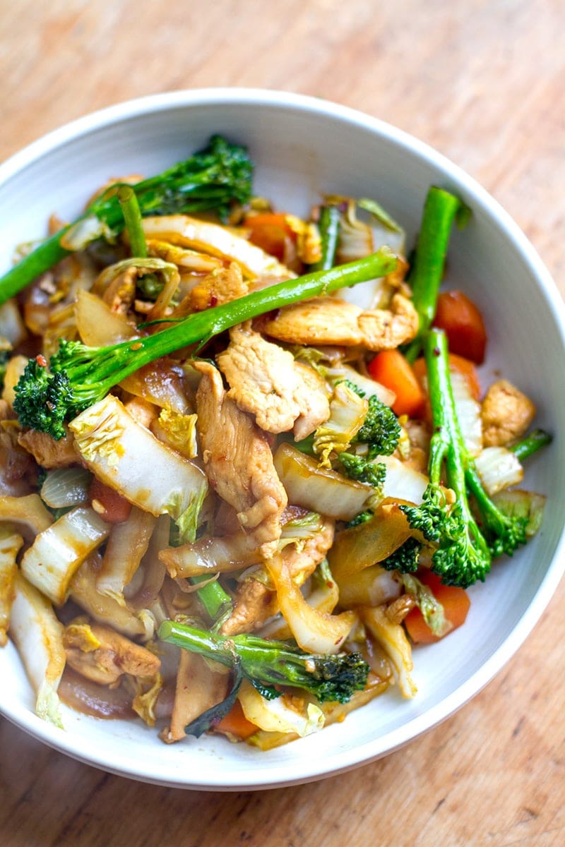 Chicken Cabbage Stir-Fry ( Paleo, Whole30, Gluten-free)