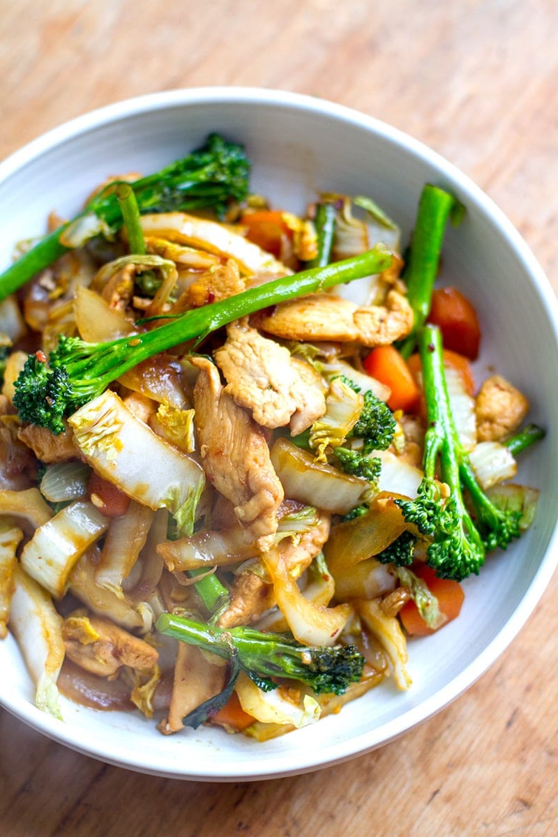 Chicken Cabbage Stir-Fry ( Paleo, Whole30, Gluten-free)