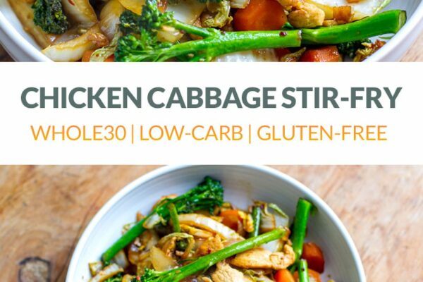 Chicken Cabbage Stir-Fry (Paleo, Low-Carb, Whole30)