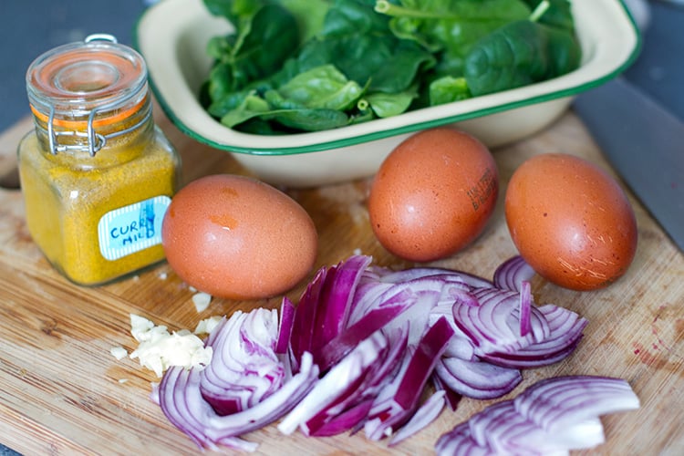 Curried Scrambled Eggs