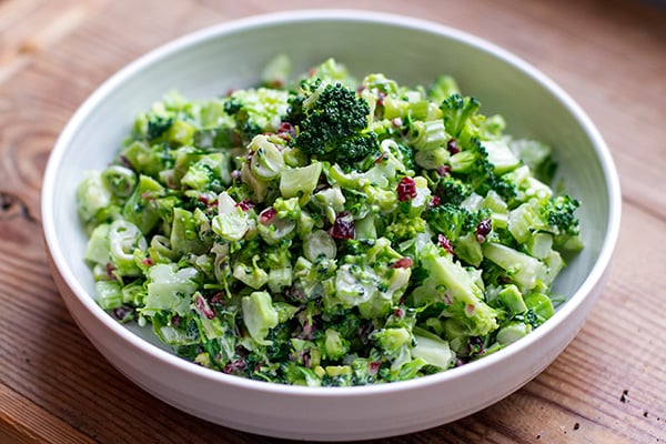 Broccoli slaw salad
