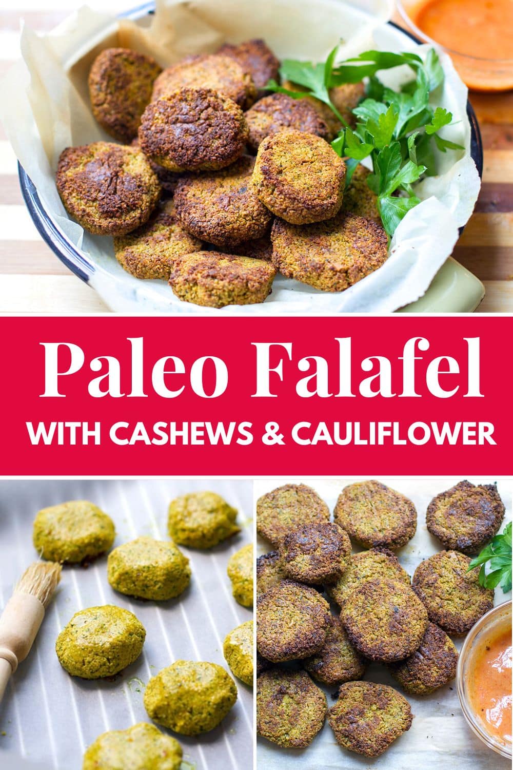 Paleo Falafel With Cauliflower & Cashew Nuts