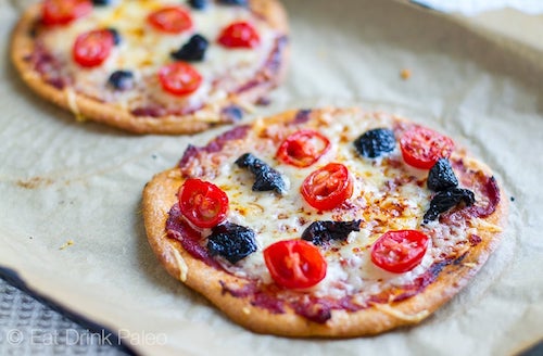 Paleo pizza with tapioca flour