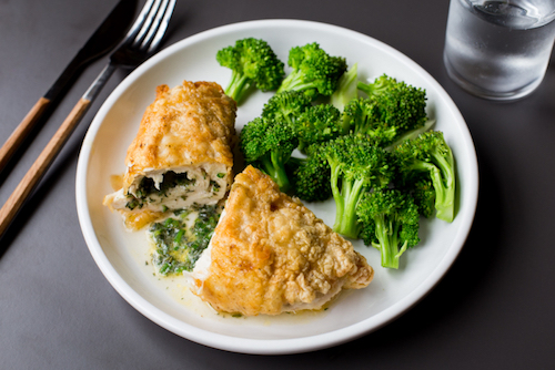 Chicken Kiev with tapioca flour