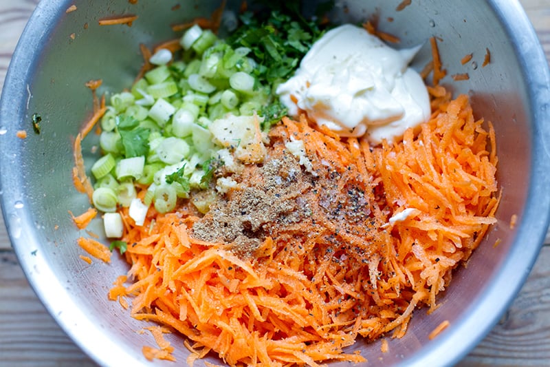 Shredded carrot slaw salad recipe - how to make