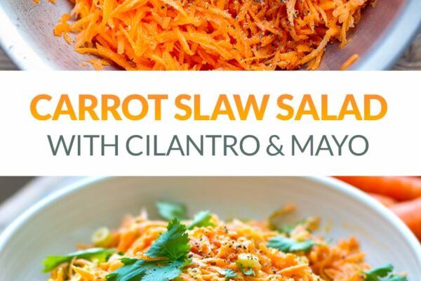 Carrot & Cilantro Slaw Salad