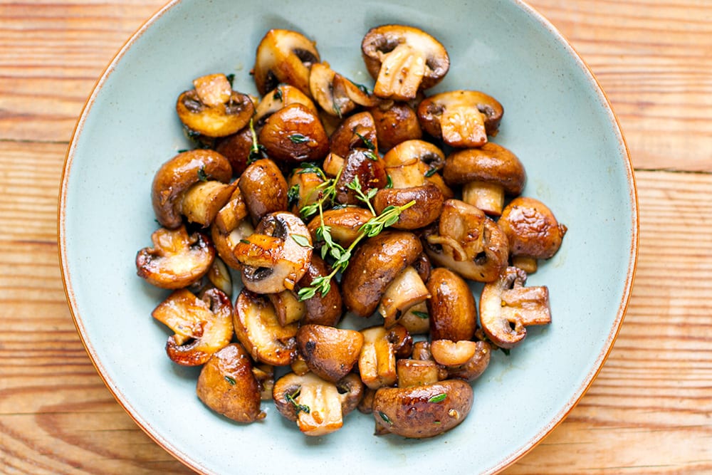 Thyme Garlic Mushrooms Recipe