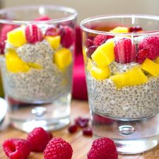 Coconut Mango Chia Seed Pudding