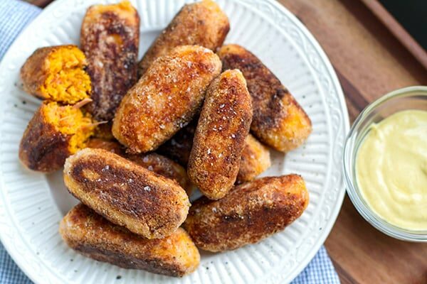 Paleo Sweet Potato Croquettes With Ham Hock