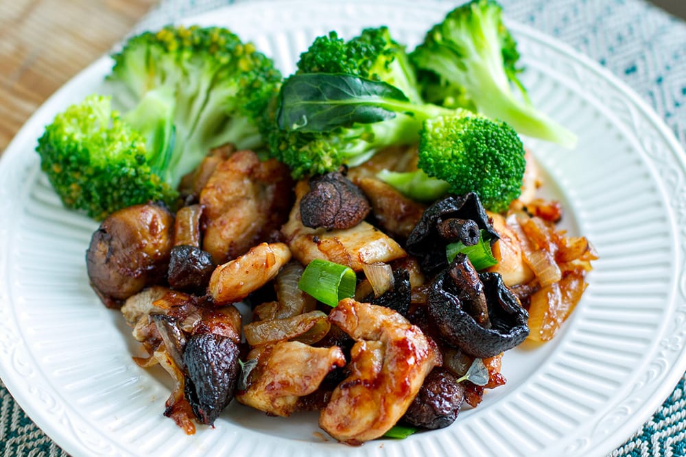 Caramelised Balsamic Chicken Mushroom Bake (Paleo, Sheet Pan, Gluten-Free)