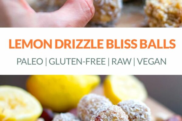 Lemon Bliss Balls (vegan, raw, paleo, gluten-free)
