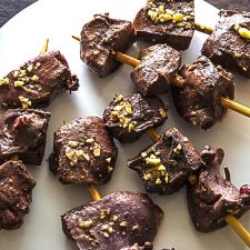 Marinated Beef Heart Kebabs