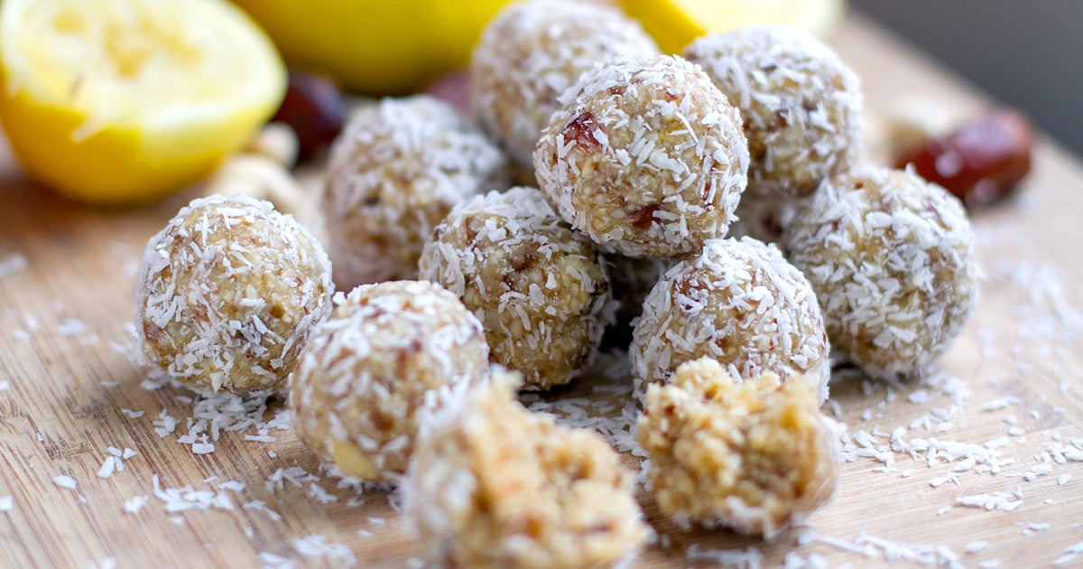 Lemon Bliss Balls (Raw, Vegan, Paleo, Vegan, Gluten-Free)