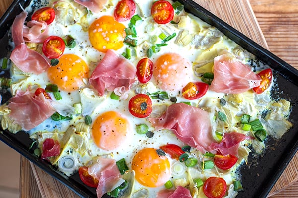 Sheet Pan Fried Eggs Recipe