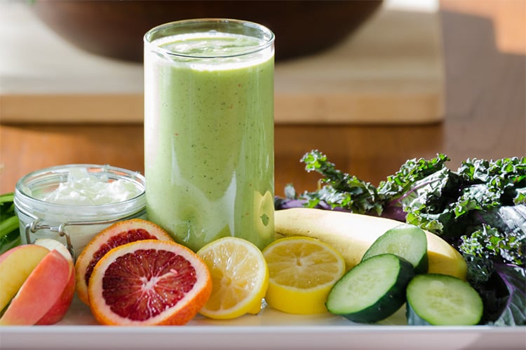 Glowing Goddess Green Detox Smoothie