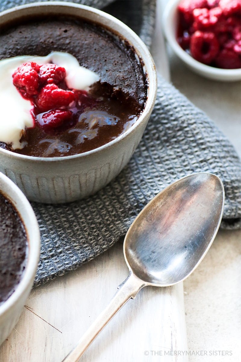 Paleo Self-Saucing Chocolate Pudding