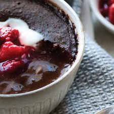 Paleo Self-Saucing Chocolate Pudding From Get Merry Cookbook