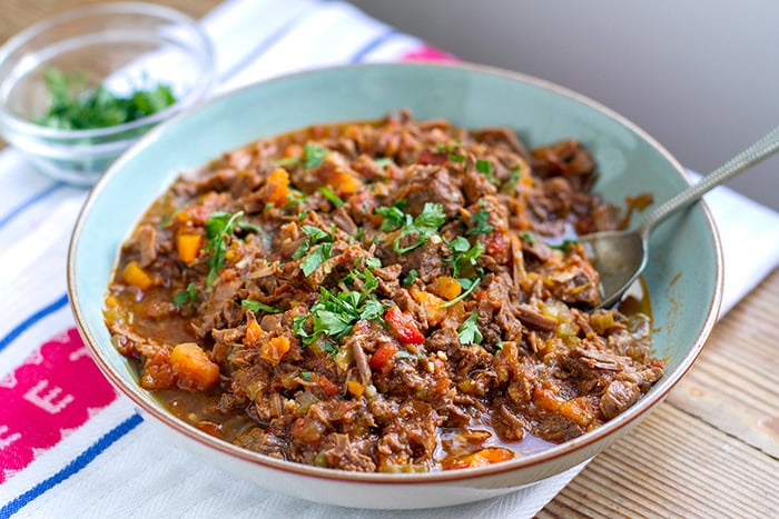 Instant Pot Shredded Beef Ragu