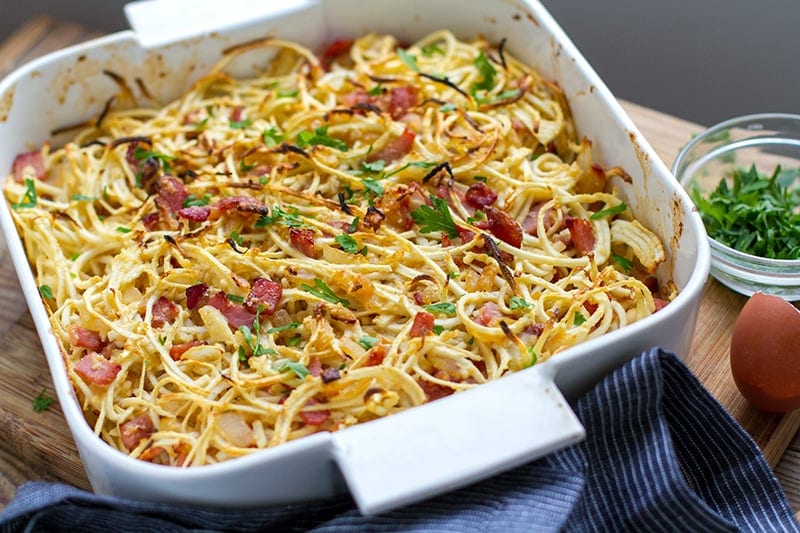 Paleo Carbonara With Celeriac